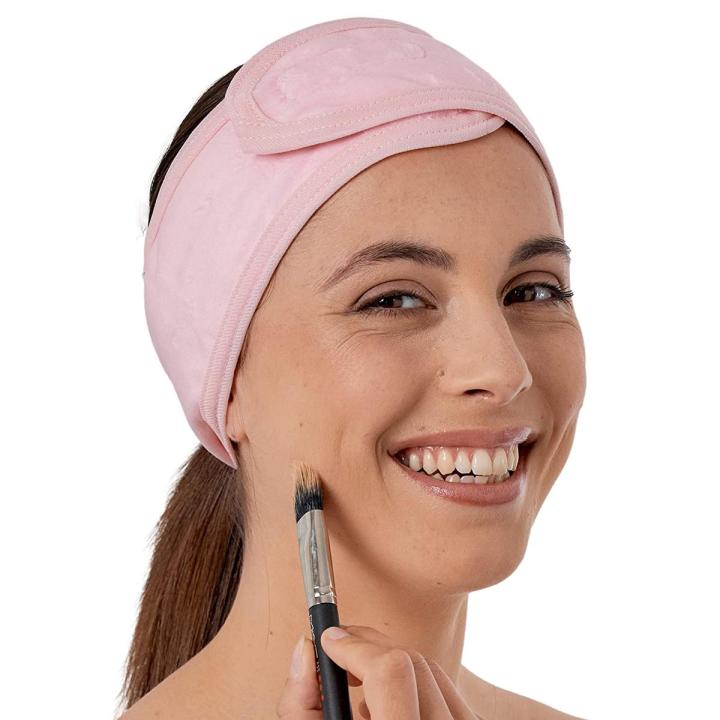 Spa Headband for Washing Face - Makeup & Skincare Face Wash Head Band - Face Mask Towel Terry Hair Band for Women - 1pc