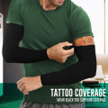 One Pair of Arm Sleeves Cover for Adults Stretchable Fabric Free Size Fits the Most. 