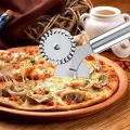 Pizza Wheel, Pizza Cutter Stainless Steel Double Roller Pizza Knife Cutter Double Roller Stainless Steel Pizza Cutter Utensils Pizza Tools Cake Tools Pizza Slicer Peel. 