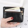 Fashion Pu Leather Coin Purse Women Mini Slim Purses Kids Coin Pocket Wallets Business Card Holder Zipper Money Change Pouch. 