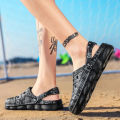 【ALLGOOD】Sandals for Men on Sale Women Sandals Men Slippers Slippers for Women Hole Shoes Beach Shoes Two Wear Men Sandals Plus Size 36-45. 