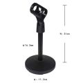 Adjustable Table Microphone Stand Sturdy and Portable for Recording. 