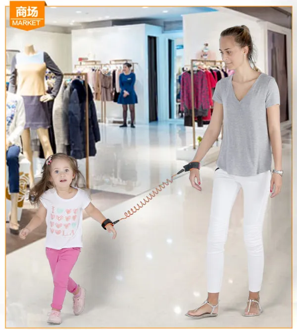 Child%20Anti-Lost%20Wrist-Band,%20Toddler%20Kids%20Baby%20Safety%20Walking%20Harness%20&%20Leash%20Link%20Hand%20Belt%20Strap%20Wristband%20w/Adjustable%20Soft%20Tapes,%201.5m%20/%204.9%20Feet%20Elastic%20Steel%20Wire%20Rope%20for%20Travel%20Outdoor%20-%20Image%204