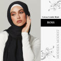 Modern Modest - Everyday Women Cotton Shawl Blend Crinkle Scarf/Hijab for All Seasons. 