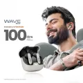 Zero® Wave Pro Wireless Earbuds | Bluetooth 5.3v Gaming Earbuds | 13mm Base Driver Earbuds | Quad Mic ENC Earbuds for Calling | Noise Cancelling Earbuds | Bluetooth Earbuds for iOS and Android | Best Earbuds for Men and Women. 