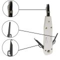 4x Punch Down Tool RJ45 RJ11 Cat5E Cat6 Network Phone Cable Socket Impact Terminal Insertion Tools. 