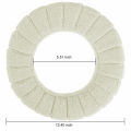 Bathroom Tools Commode Seat Cover Comfortable Bathroom Toilet Seat Cover Soft Knitting Fabric Case Pad Winter Warm Mat Pumpkin Pattern Soft Cushion Toilet Seat Warmer Cover Toilet Accessories - 1Pc. 