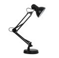 Adjustable Arms Study Lamp with Free Bulb &  Free Delivery / Black colour Desk Lamp with E-27 Holder 360 Rotaion. 