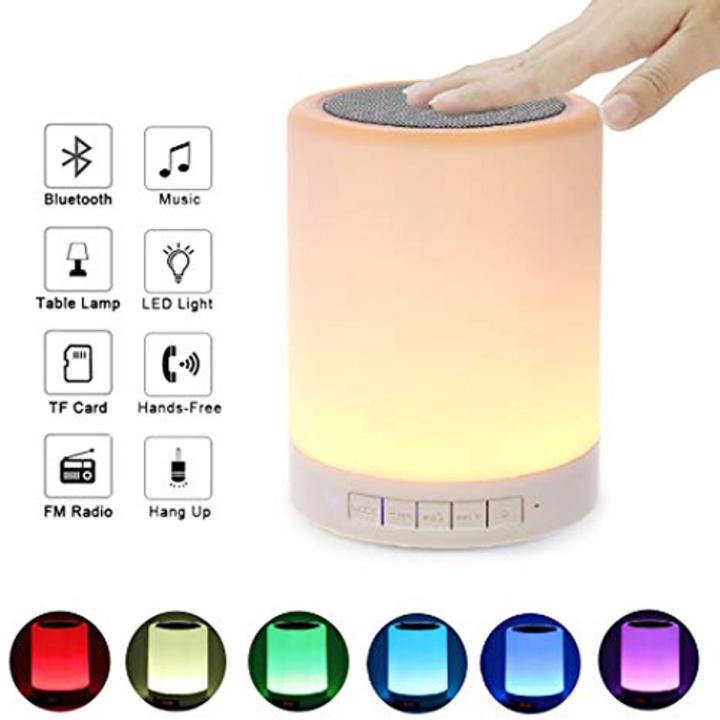 CL 671 Wireless Bluetooth Touch Lamp Portable Stereo Bass Speaker compatible for All Android and iOS Smart Phone and Window laptops