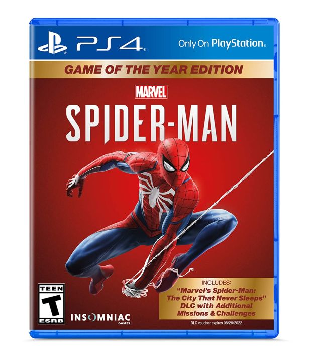 Spiderman Goty Edition  Playstation 4 Game PS4