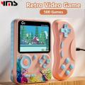 G5 Retro Handheld Game Console, Built-in 500 Games, Portable Handheld Video Games for Kids and Adult, Support TV. 