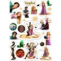 Disney Tangled Rapunzel Stickers UNCUT for Kids Journal Scrapbook Phone Cover Laptop Notebook. 