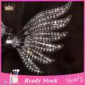 Elegant Bun Maker Exquisite Rhinestone Wings Hair Twister Non-slip Hairpin for Elegant Curls Hair Accessories. 