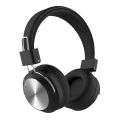 Energy - ENRG Wireless Bluetooth Stereo Sound Headphone On-Ear Foldable Headsets With Built-in Mic For Calling Direct 3.5mm Aux Plug-in And SD Card Support Black. 