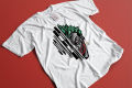 Half Face of Joker Printed T-Shirt. 