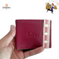 Pocket Friendly Leather Wallet and Card holder Purse for Men, Elegant Slim and Smart Wallet, Violet Or Purse For Men, Branded Gents Wallets. 