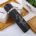 Imported Best Quality Mickey Mouse Sketched Stainless Steel Water Bottle for Hot & Cold Water, Vacuum Flask for School Kids, Boys and Girls - 500ml.. 