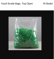 Plastic / polythene disposable food grade Heavy Duty bags Half (1/2) KG. 