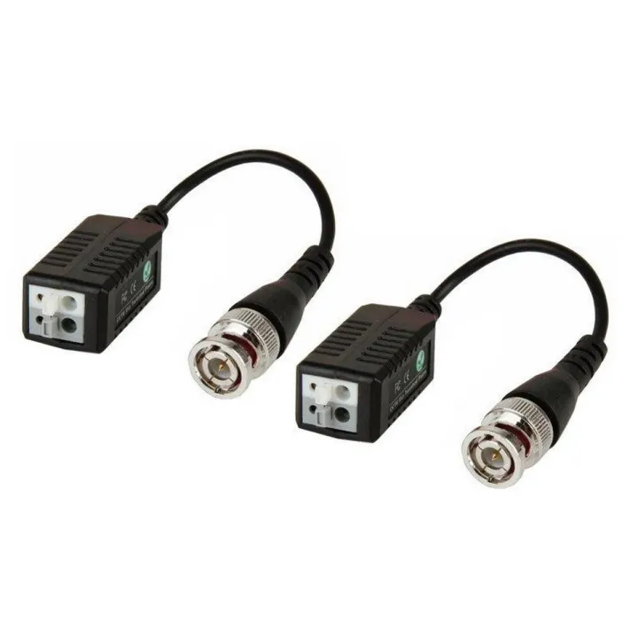 Camera Video Balun for AHD/HDCVI/HDTVI (Black) for CCTV DVR Camera ...