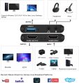 ZasLuke Game Capture Card, USB 3.0 4K Audio Video Capture Card with HDMI Loop Out 1080P 60FPS Live Streaming HDMI Capture for PS4, Switch, Xbox One&Xbox 360 and More. 