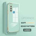 For Vivo V15 1819 Soft Original Square Edge Pattern Casing Plated Phone Shell Luxury Plating Soft Phone Case. 