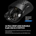 Pulsar Gaming Gears - Xlite V2 Mini Wireless Ultralight (55 g) High Performance Super Light and Fast Ergonomic Gaming Mouse 2.4Ghz 1ms 20000 DPI Optical Sensor PAW3370 (Mini, Wireless, Black). 