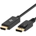 Ránkie DisplayPort (DP) to HDMI Cable, 4K Resolution Ready, 1.8 m, Black. 