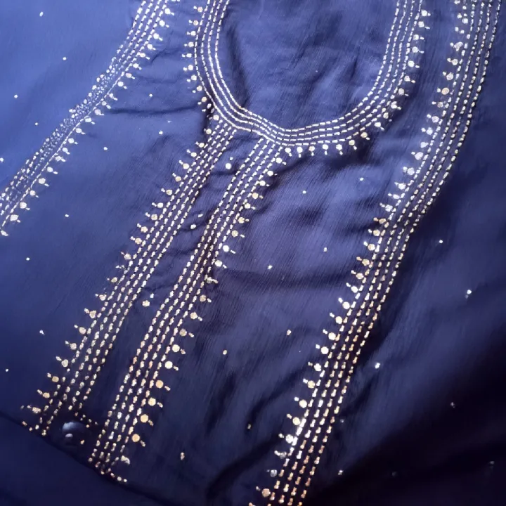 Handmade%20Mukesh%20Work%20Unstitched%20Crinkle%20Chiffon%20Dress%20-%20Navy%20Blue%20-%20Image%202