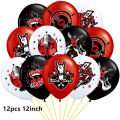Rock And Roll Balloons Video Note Guitar Band Microphone Happy Birthday Banner Party Decoration Music Radio Cake Toppers Ballons. 
