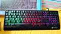 Vertux Rgb Gaming Keyboard GAMING RGB WIRED KEYBOARD ERGONOMIC High Quality Soft Button Light Weight Decorative Design Smart Gadget Keyboard RGB Gaming Keyboard 5 Colors Rainbow LED Backit. 