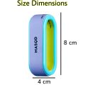 MASQD 3-Steps Hoop Nail Buffer File Grinding Sanding Polishing Block Pedicure Manicure Buffing UV Gel polish Nail Art Buffer Tools. 