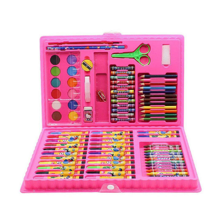 Multi Colour 86 PCS Kit / Set With Button Box Best Quality