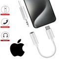 Apple Original USB-C to 3.5mm Headphone Jack Adapter for iPhone 15/15 Pro/Pro Max/Plus,  iPad Pro 11, iPad Pro 12.9 USB C to Aux Audio Dongle Cable Cord Compatible with  iPad Pro 11, iPad Pro 12.9/Samsung Galaxy S23/S23/S22/S21Ultra, Pixel, Type C Devices. 