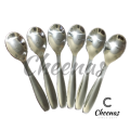 Versatile Stainless Steel Small Spoons Pack of 6. 