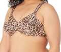 Set of 2 Pcs Non Padded Non Wired Cheetah Print Bra for Girls. 
