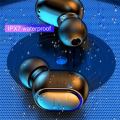 TWS Bluetooth Headphone Wireless Stereo In-ear Earphone Earbuds IPX7 Waterproof Sport Headset Led Display For All Phones. 