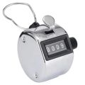 Manual Hand Tally Counter - 4 Digit Metal Tasbih - Stainless Steel Clicker - Zikr Tasbeeh Counter - Handheld Digital Tally Counter - Manual Palm Clicker   Number Count Tally Counter Number Count - Prayer Muslim Tasbeeh Tasbih Digital. 