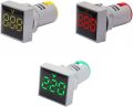 Square Digital AC 60-500V Voltmeter Voltage Meter LED Indicator Lamp Light, Volt Meter, Digital Volt Meter, Volt Meter Light, Digital Volt Meter Light, Square Digital Volt Meter Light. 