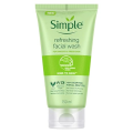 Simple Kind to Skin Refreshing Facial Wash Gel ,150 ml (5 Ounce). 