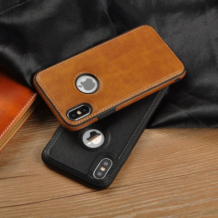 Leather%20Logo%20Cut%20Back%20Case%20for%20Apple%20iPhone%20Xs%20Max%20-%20Image%202