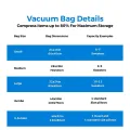 Vacuum Storage Bag Vacuum Bags for Travel with Hand Pump, Vacuum Travel Bags for Luggage, Vacuum Seal Bags for Clothing, Space Saver Vacuum Storage Bags, Travel Essentials, Clothes, Blankets, Pillows. 