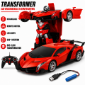 Transformers Robot Dancing Car with LED Lights & Music for Kids. 