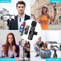 Original Boya Dual Wireless Microphone For Type C & Apple_iPhone For Live Streaming Vlogging Recording and Live Interviews Video Recording Dual Mic  Live Video Shooting, Streaming, Vlogging & Making Videos With Noise Cancellation. 