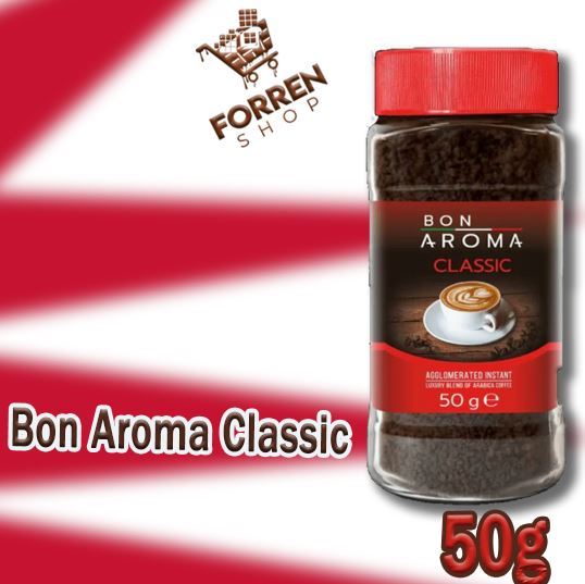 Coffee | Instant Coffee | BON AROMA Classic Instant Coffee 50g | In original & Imported | Best quality 100% Pure | 50g