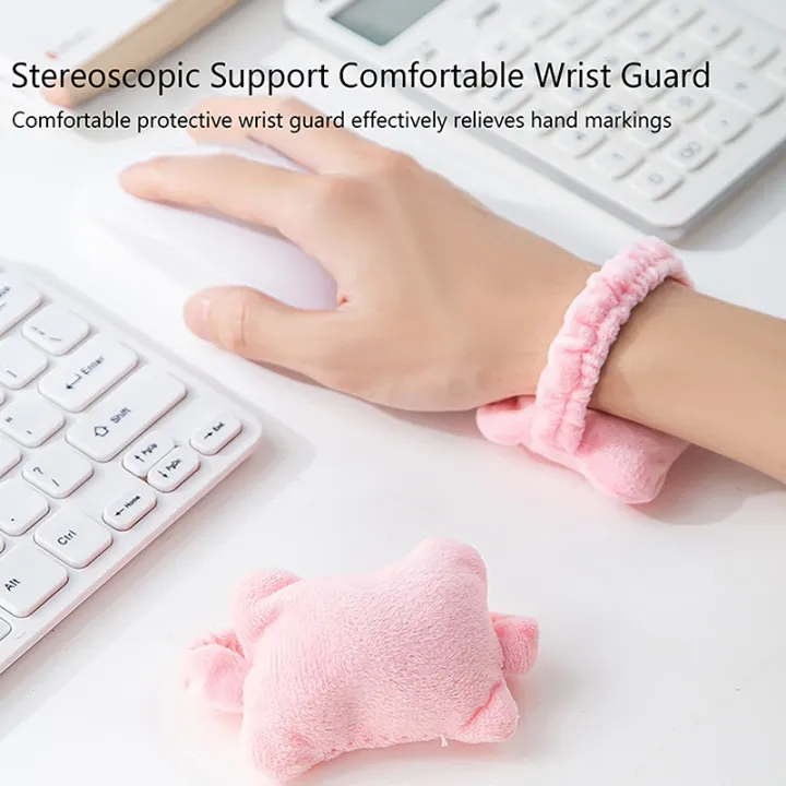 Mouse%20Wrist%20Rest%20Mouse%20Wrist%20Guard%20Mouse%20Wrist%20Support%20Cushion%20Hair%20Band%20Hand%20Pillow%20Elastic%20Band%20Plush%20Hand%20Rest%20Cute%20Anti-wear%20Tetuo%20-%20Image%202