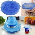 6Pcs Kitchen Reusable Silicone Stretch Seal Lid Preservation Vacuum Food Storage Bowl Cover6Pcs Kitchen Reusable Silicone Stretch Seal Lid Preservation Vacuum Food Storage Bowl Cover. 