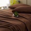 Single Bed Cotton Plain Solid Color Flat Bed Sheet Set (12 colors) - Beddy's Studio. 