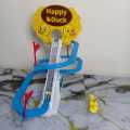 Electric Duck Climbing Stairs Toy with Track | Musical Roller Coaster Duck Race with LED Lights & Music | Battery Operated Duck Slide Toy for Kids Boys & Girls | Fun Duck Stair Climbing Toy for Toddlers and Kids | Educational & Fun Gift (3 Ducks Included). 