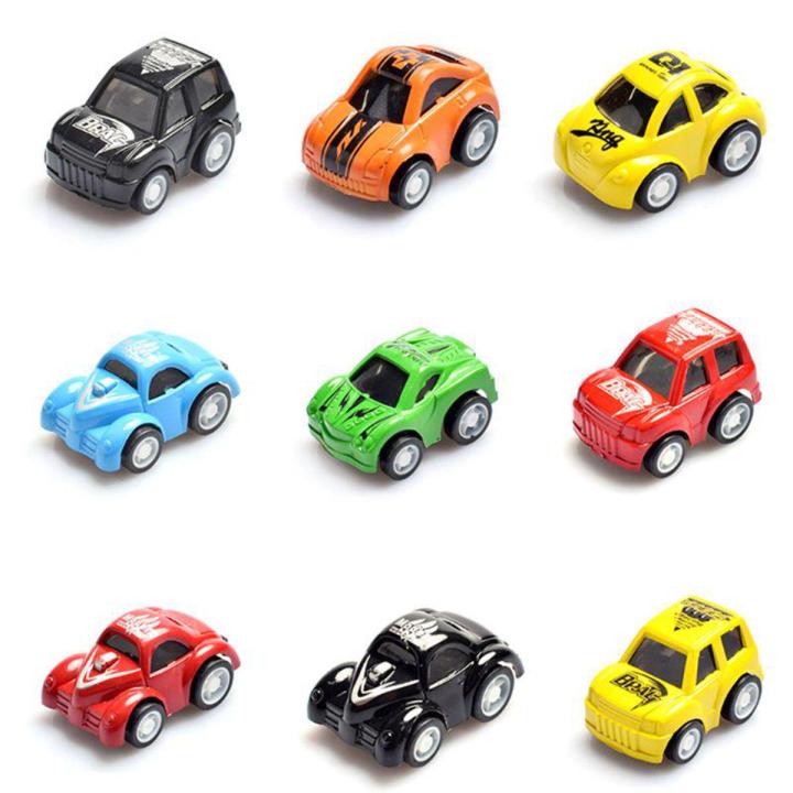 6 Pcs - Mini Pull-Back Auto Racing Car Toy Set for Kids Girls and Boys