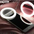 Lighting Night Darkness Selfie ring light Enhancing for Phone Supplementary USB charge LED Selfie Ring Light,b. 